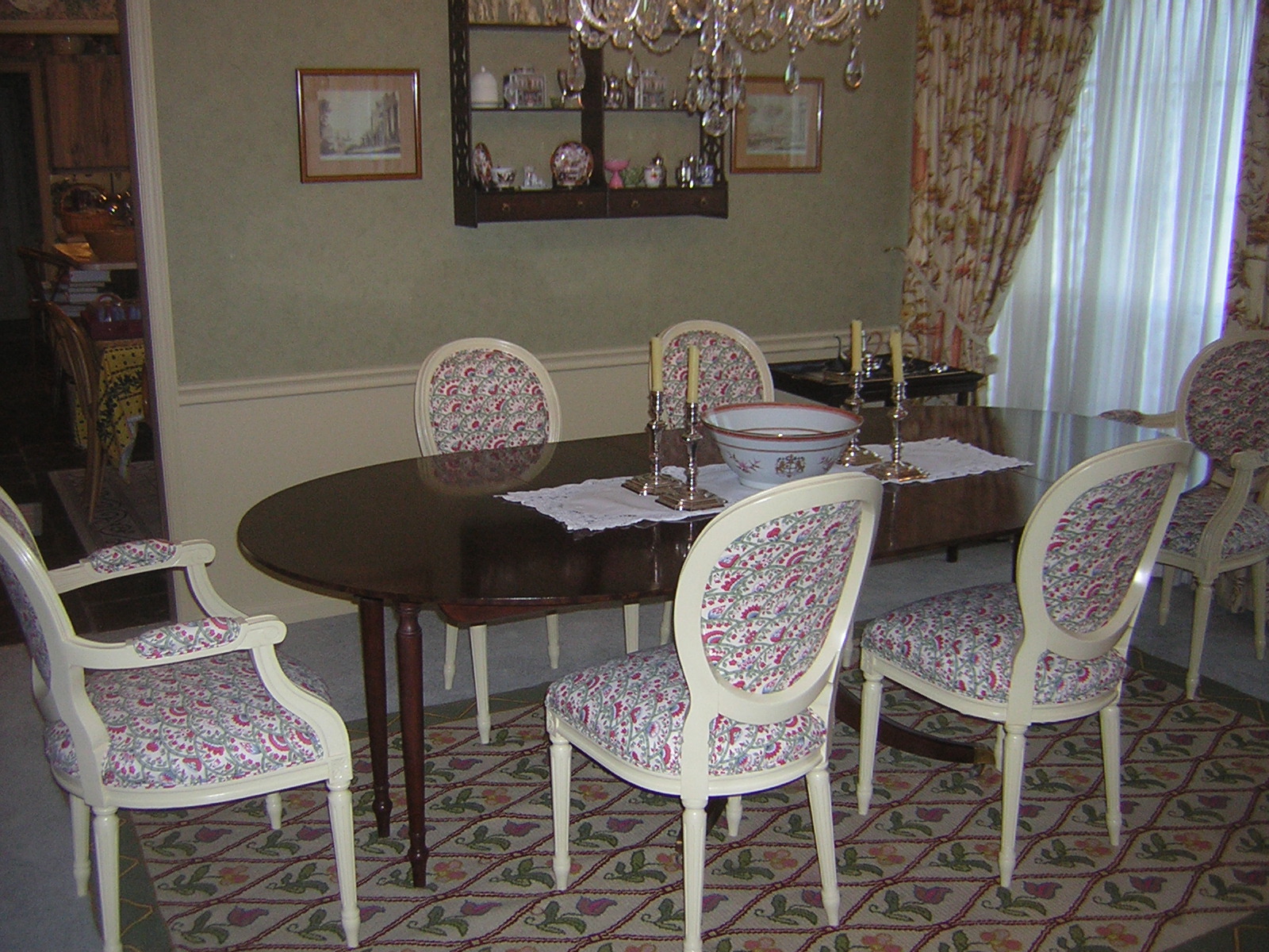 After photo of dining table.